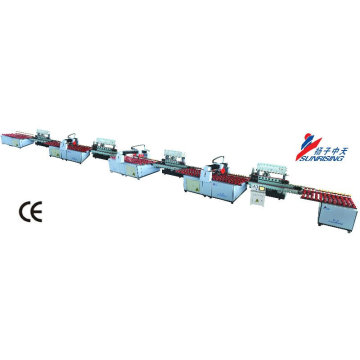 QJ877 horizontal single-edge automatic glass edging assembly line CE APPROVED&PATENT